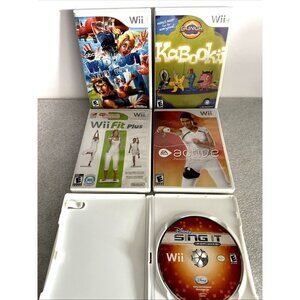 Lot of 5 Nintendo Wii Video Games All Tested and Play Great (Lot #3)